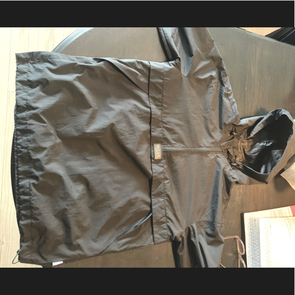 Black Nicce Kagoule jacket (L)